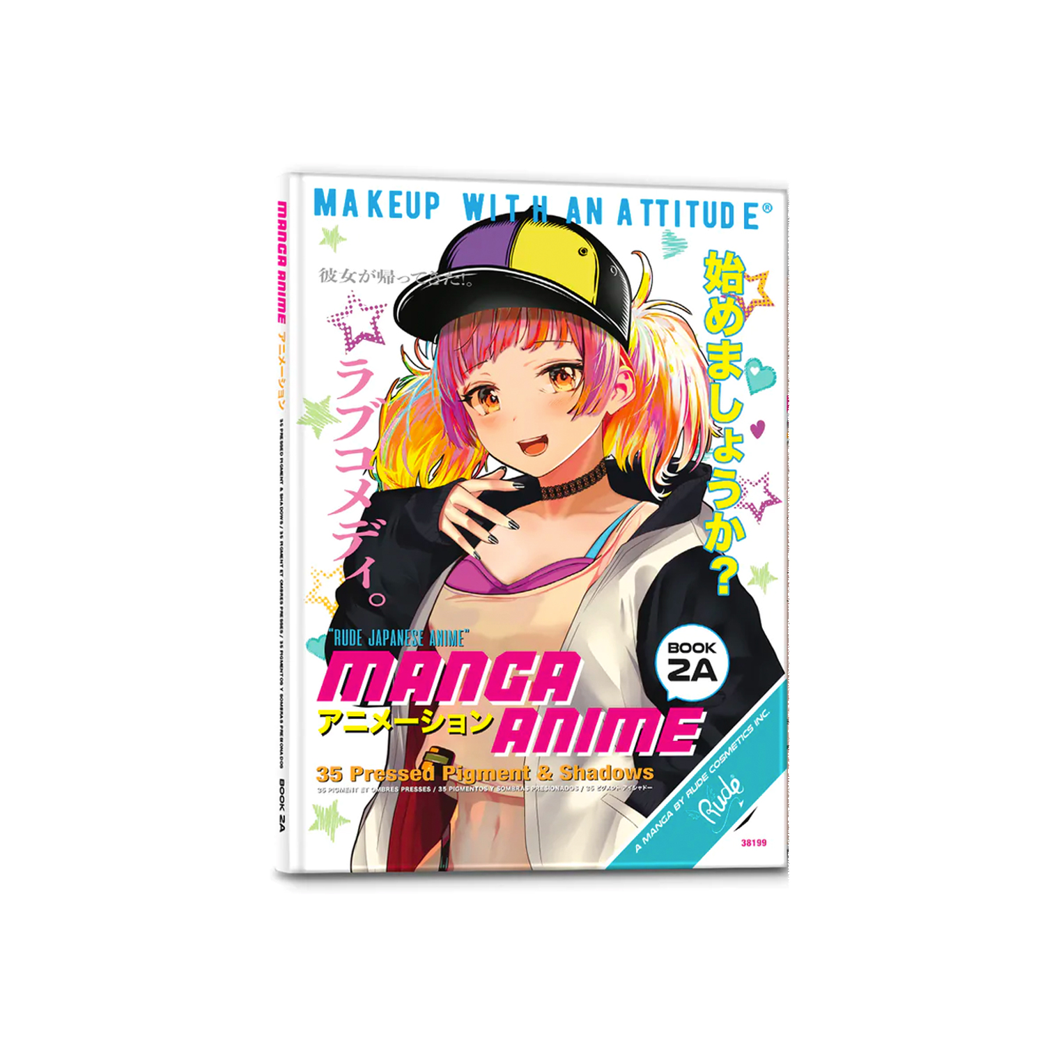 Paleta de Maquillaje “Manga Animé” Book 2A Rude Cosmetics – HB Importaciones