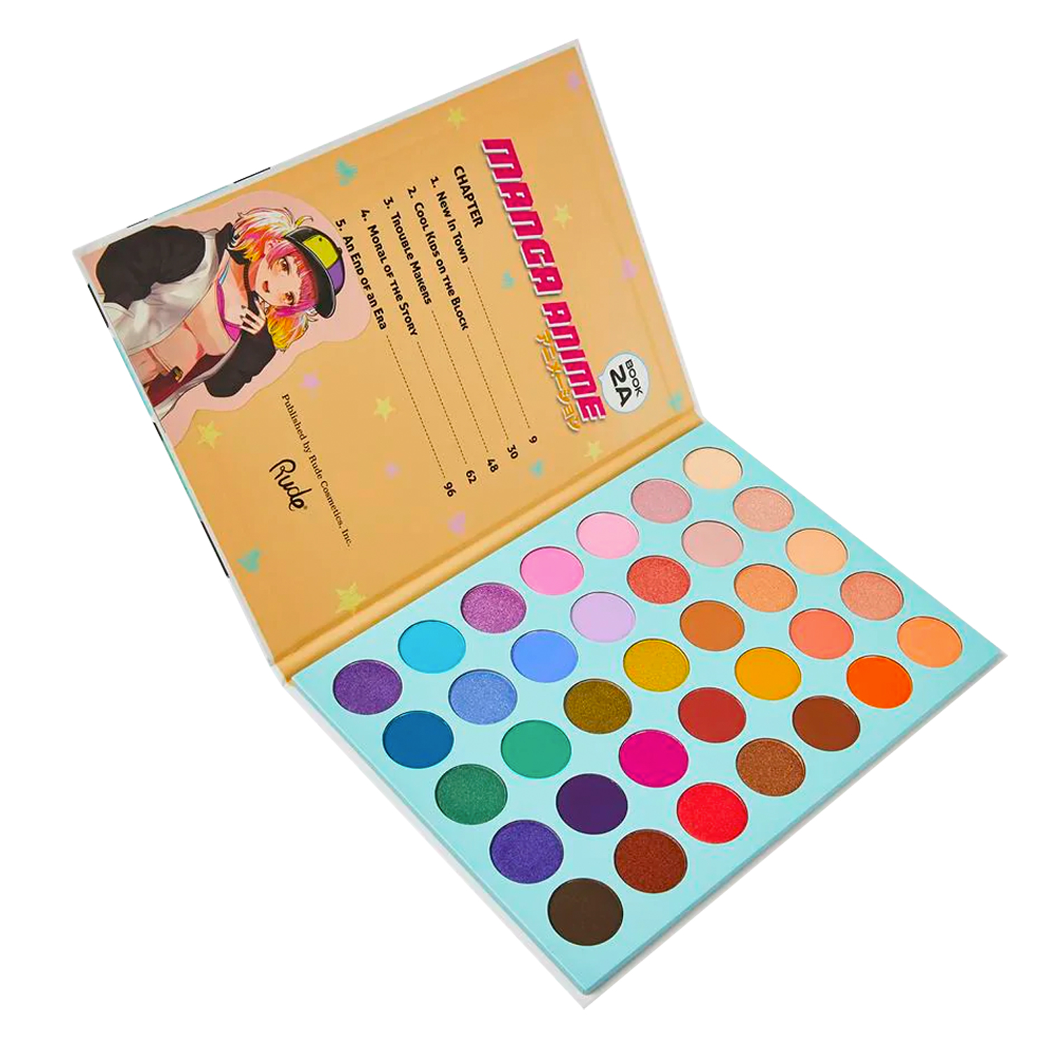 Paleta de Maquillaje “Manga Animé” Book 2A Rude Cosmetics – HB Importaciones Paleta de Maquillaje “Manga Animé” Book 2A Rude Cosmetics – HB Importaciones