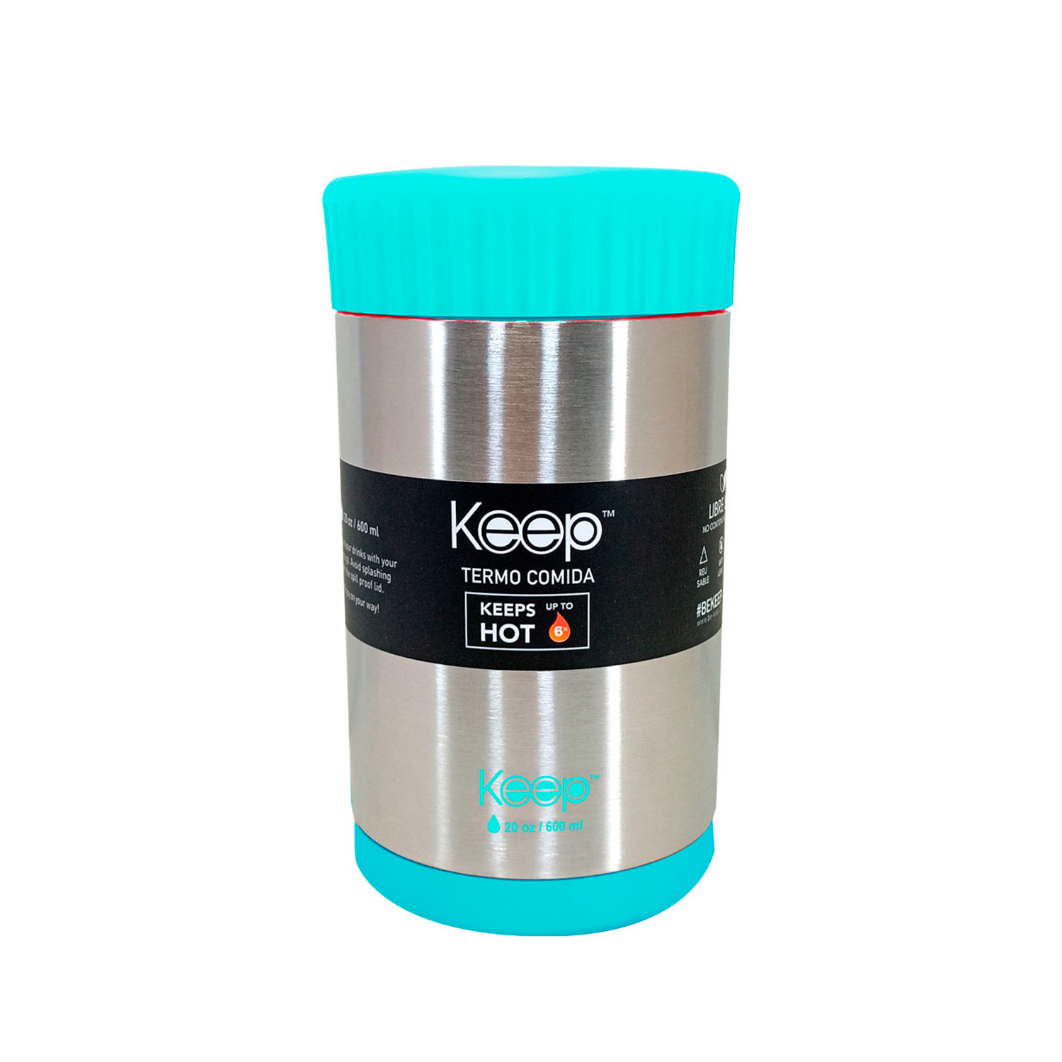 Termo para comida de acero inoxidable 600 Ml